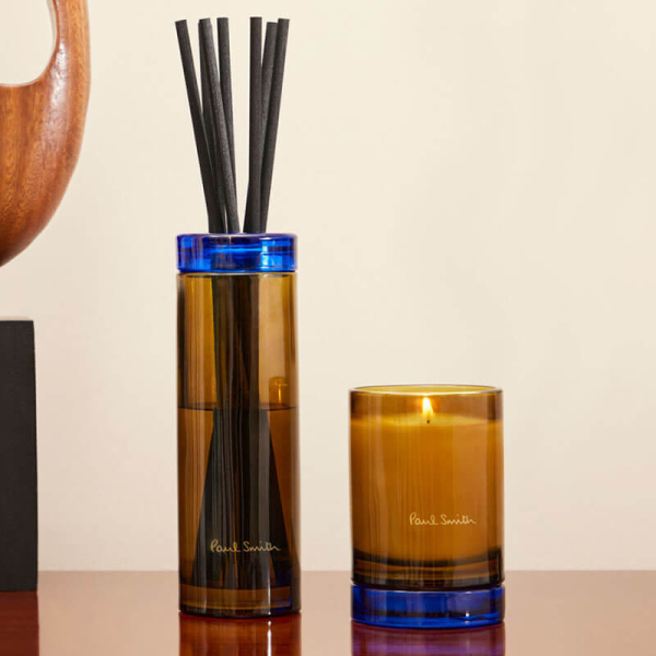 Paul Smith Duftkerze Storyteller Glasgefäss, braun-blau, style